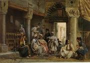 unknow artist Arab or Arabic people and life. Orientalism oil paintings  425 painting